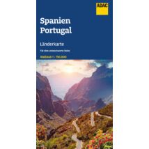 Cartographia Spanyolország, Portugália térkép - ADAC 9783826423581