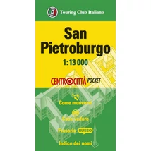 Cartographia Szentpétervár várostérkép mini 1:13 000 - TCI 9788836573370