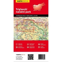 Cartographia Triglav Nemzeti Park turistatérkép 3830048524261