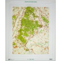 Cartographia Zempléni hegység dombortérkép 56 X 80 - HM 9789632571867