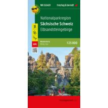 Cartographia WKD 2401 Szász Svájc nemzeti park régiója turistatérkép - Freytag 9783707918984