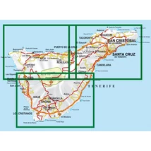 Cartographia WKE 7 Tenerife, 2 részes térképszett  - Freytag 9783707917635