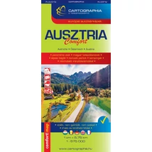 Ausztria Comfort LAMINÁLT térkép