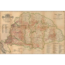 Cartographia Magyarország (1876) borászati térkép könyöklő - Stiefel 2000000009261