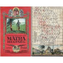 Cartographia Mátra hegység térkép (1933) - HM 9632567633004