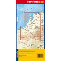 Cartographia Benelux államok Comfort térkép 9788383554709
