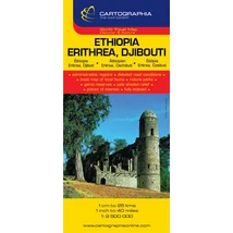 Cartographia Etiópia, Eritrea, Dzsibuti térkép 9789633525067