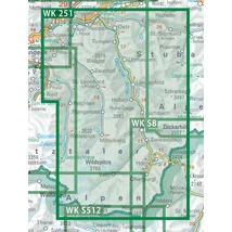 Cartographia WK251 Ötztal-Pitztal,Kaunertal turistatérkép (Freytag) 9783850847544