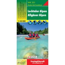 Cartographia WK351 Lechtaler-Allgauer Alpen turistatérkép (Freytag) 9783850847582
