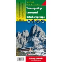 Cartographia WK392 Tennengebirge-Lammertal turistatérkép - Freytag 9783850847391