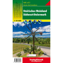 Cartographia WK411 Steirisches Weinland turistatérkép (Freytag) 9783850843218