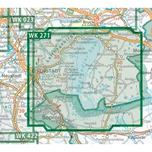 Cartographia WK271 Neusiedler See Eisenstadt Leithagebirge Rust Sopron Seewinkel NP turistatérkép (Freytag) 9783850847278