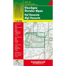 Cartographia WKS2 Vinschgau-Ötztali Alpok turistatérkép (Freytag) 9783850847926