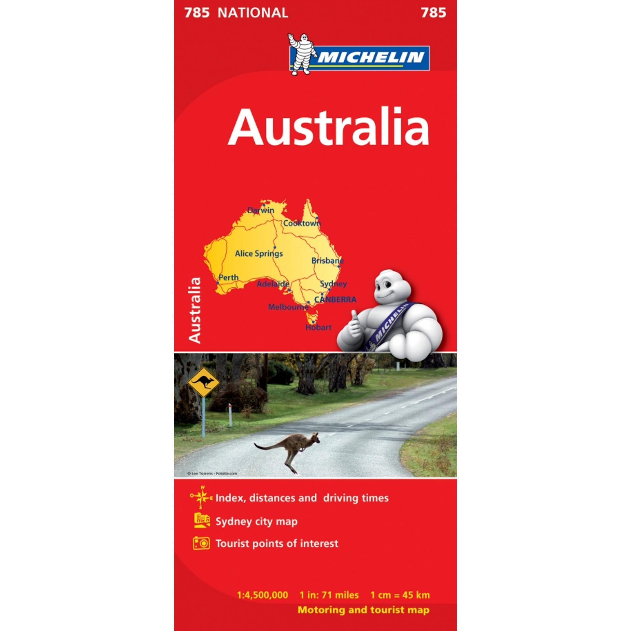 Ausztrália térkép 0785 Michelin