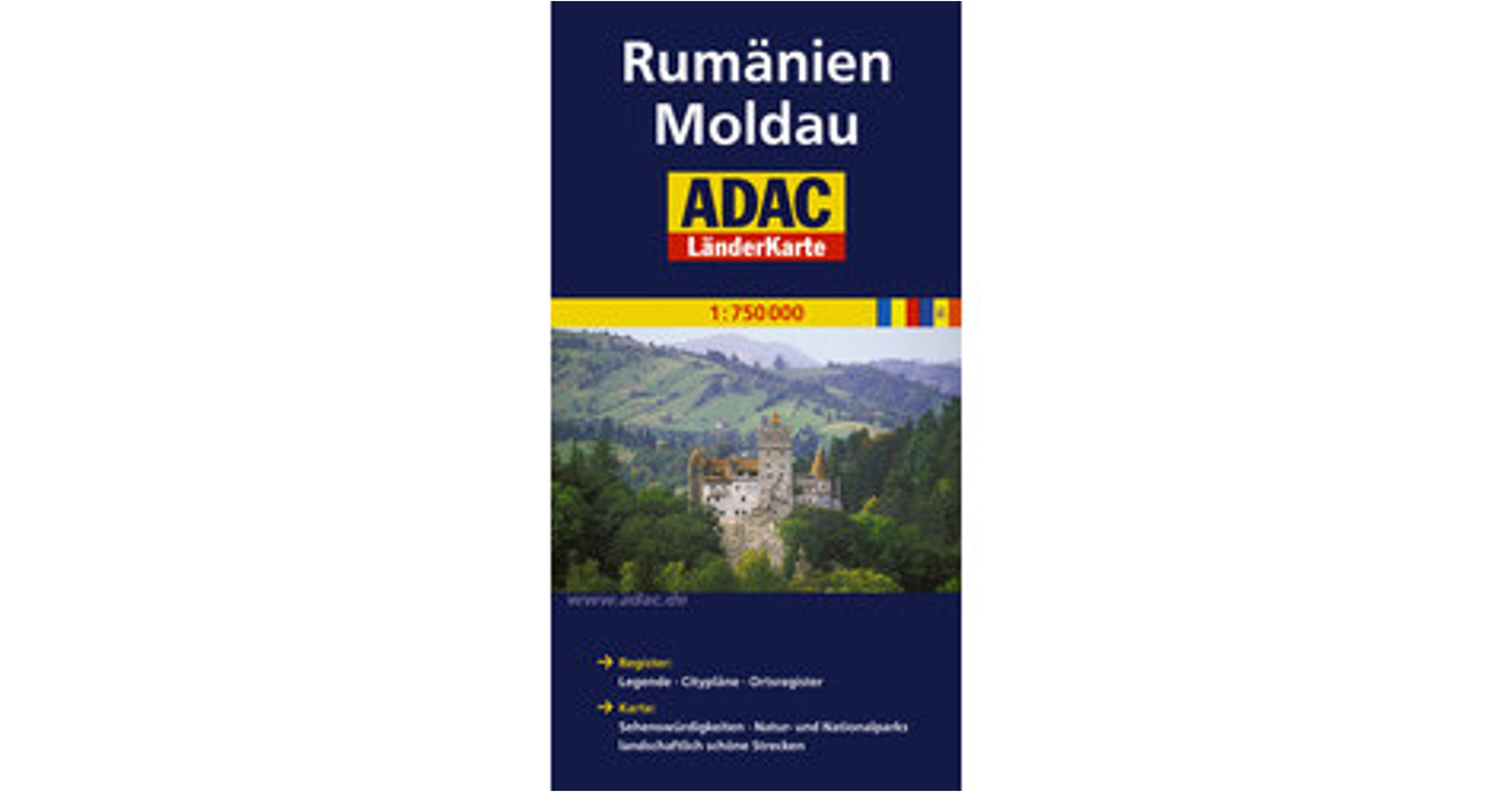 Románia, Moldova térkép