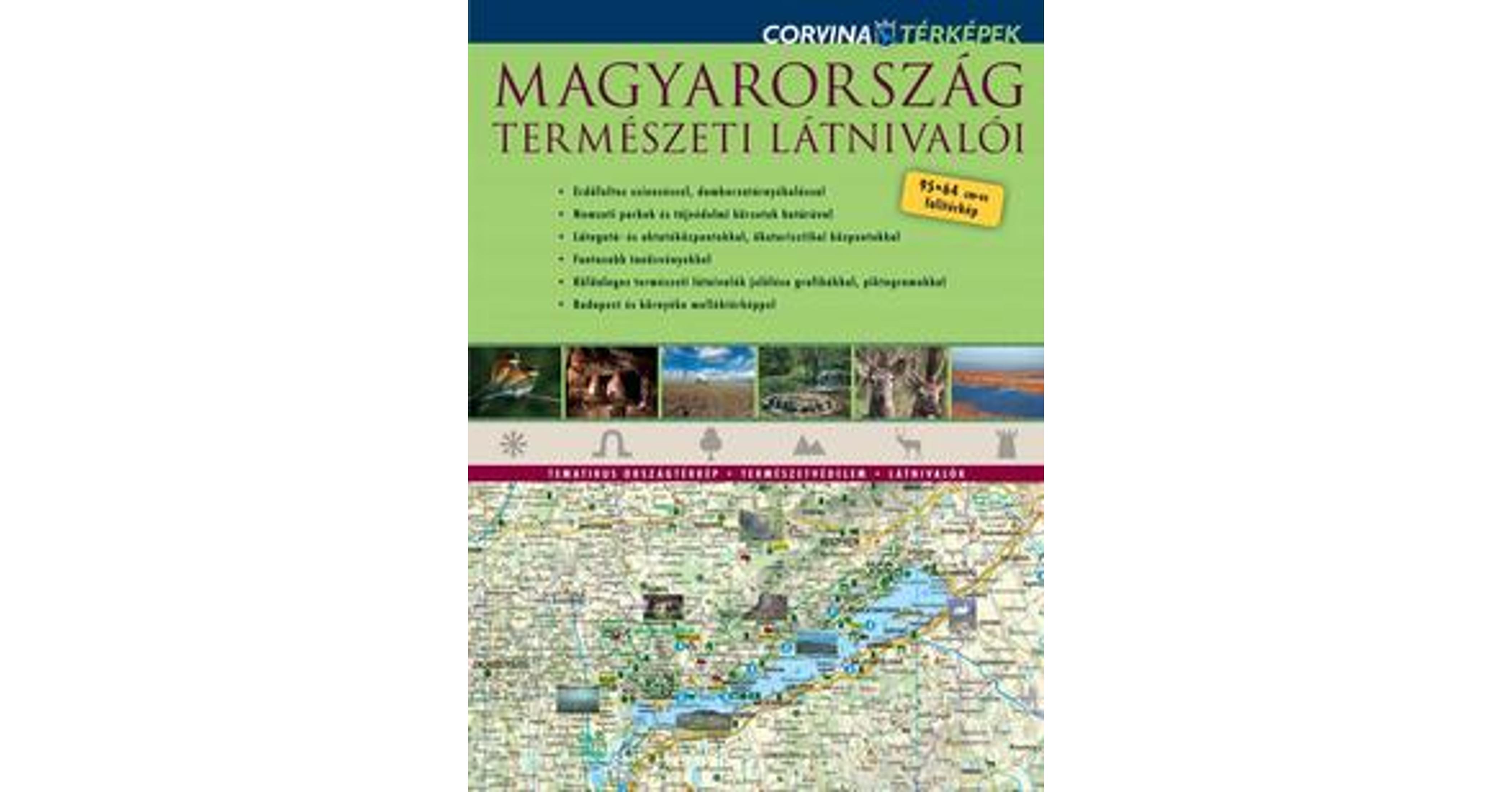 Magyarország természeti látnivalói térkép