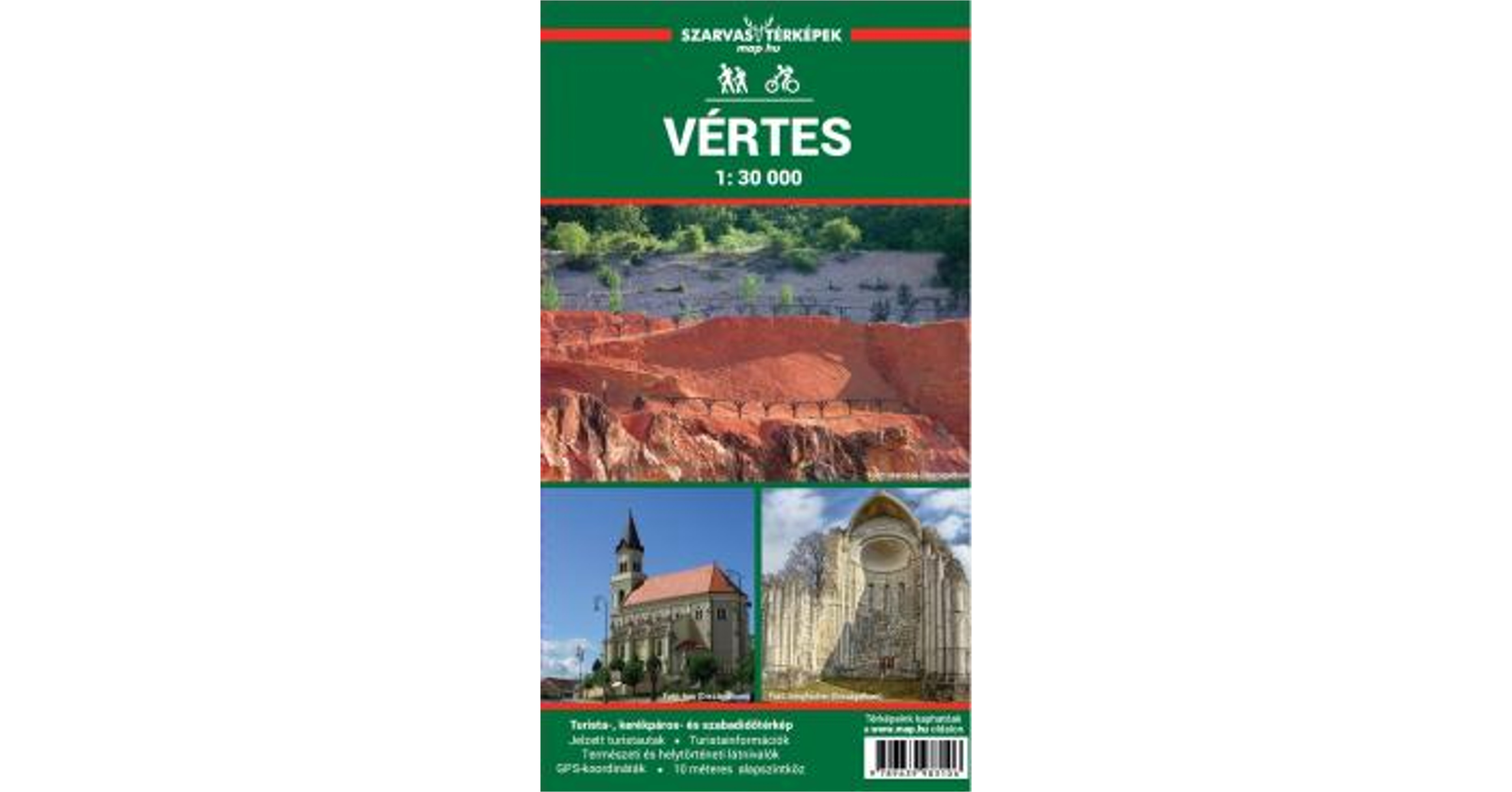Vértes turistatérkép (Szarvas)