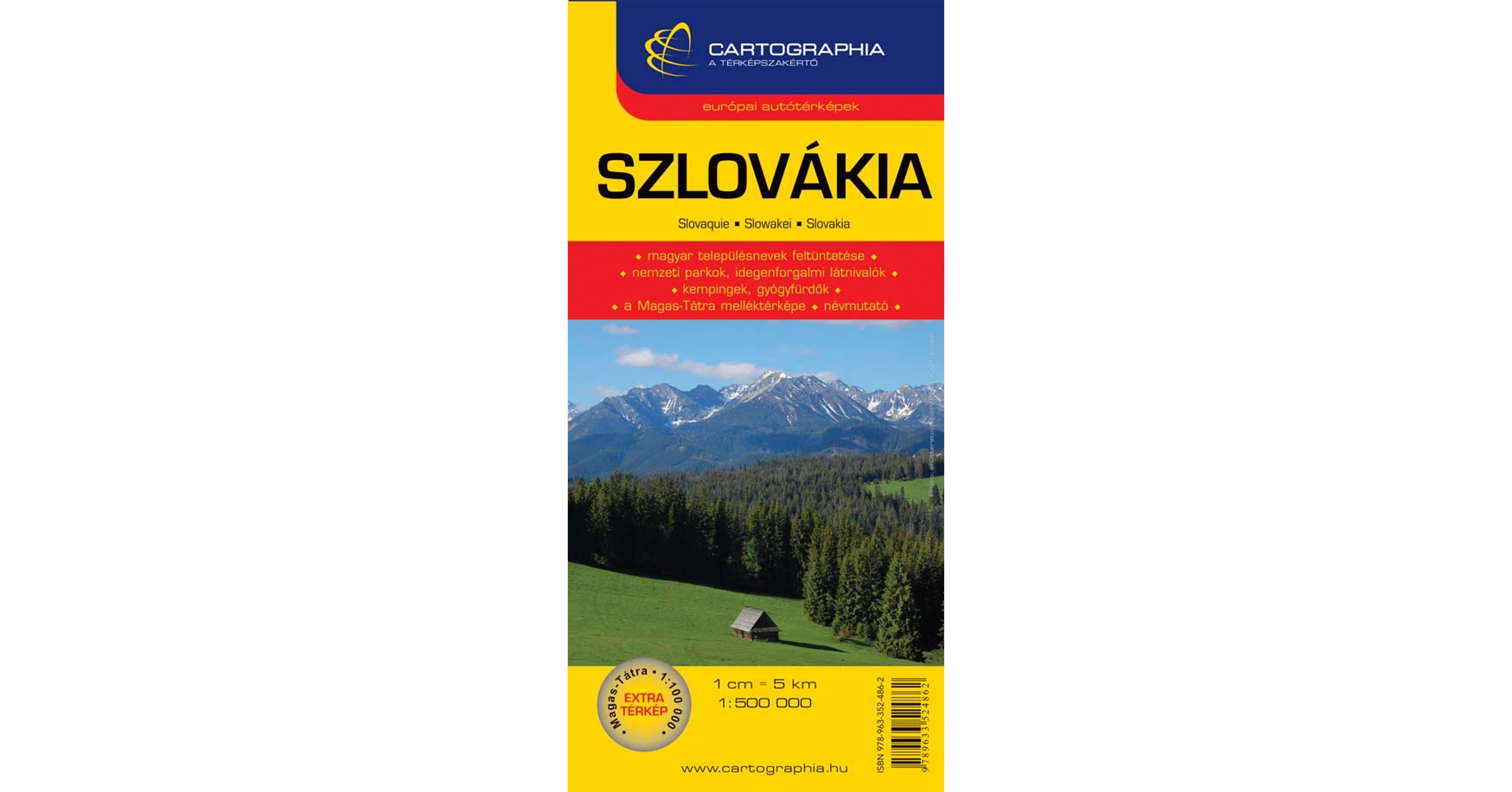 Szlovákia térkép