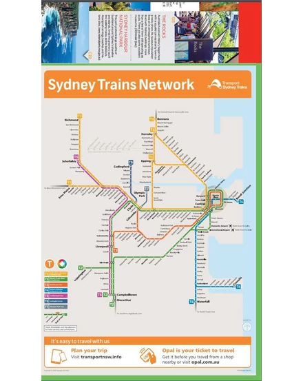 Sydney térkép - Lonely Planet