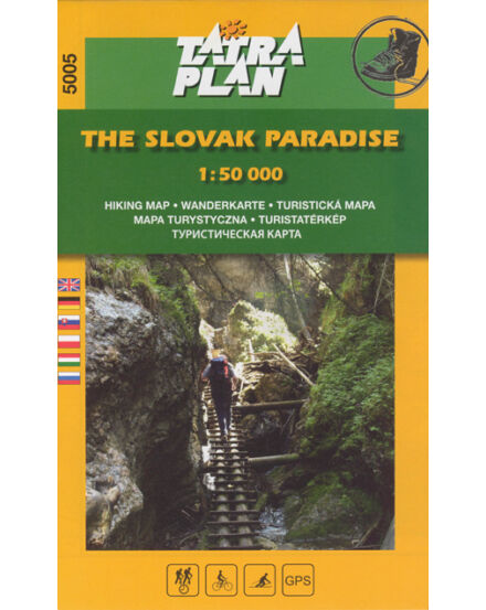 Cartographia TP5005 Szlovák Paradicsom turistatérkép (angol nyelvű) 9788374991124