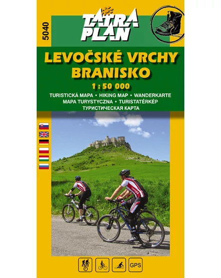 Cartographia TP5040 Lőcsei-hegység, Branisko turistatérkép 9788097137656
