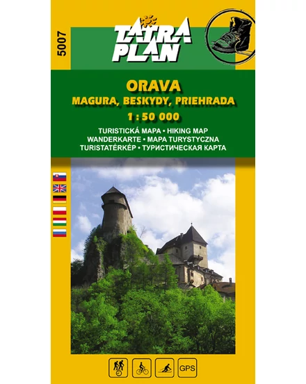 Cartographia TP5007 Árvai Magura, Beszkidek turistatérkép 9788089134236