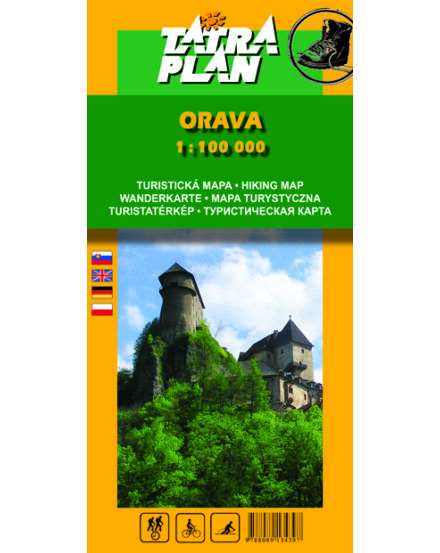 Cartographia TP Árva (Orava) turistatérkép 9788089134397