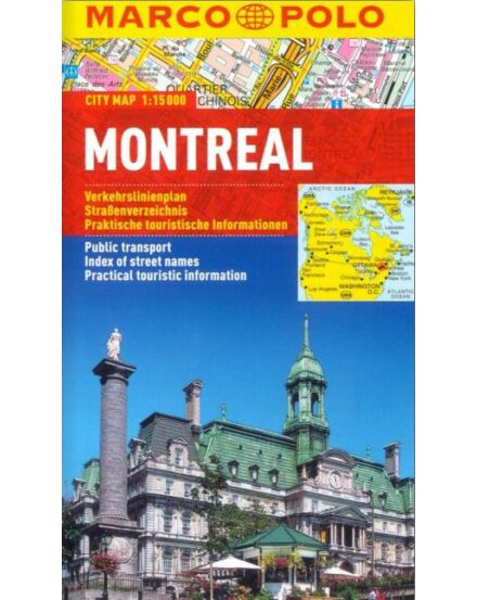 Cartographia Montreal várostérkép 9783829730679