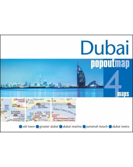 Cartographia Dubai PopOut várostérkép 9781910218648