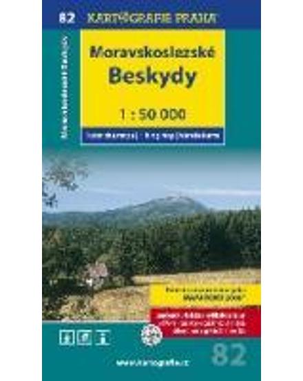 Cartographia TM 82 Morva-Sziléziai Beszkidek turistatérkép 9788073930165