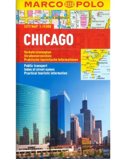 Cartographia Chicago várostérkép 9783829730501