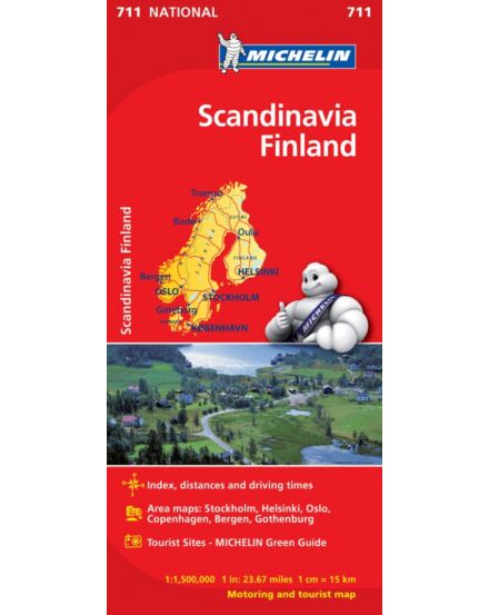 Cartographia  - Skandinávia és Finnország térkép (711)