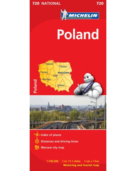 Cartographia Lengyelország térkép - Michelin 720 9782067171596
