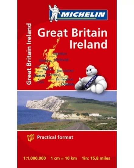 Cartographia Nagy-Britannia és Írország mini térkép 9782067193116
