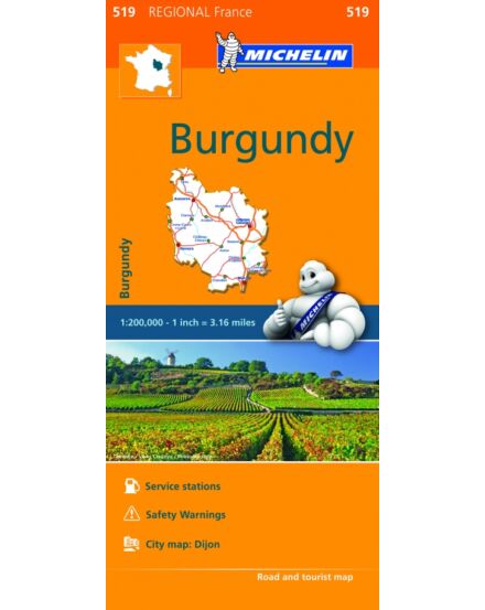 Cartographia Burgundia régiótérkép (519) 9782067209190