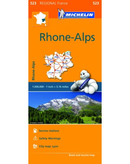 Cartographia  - Rhone-Alpok régiótérkép (523)