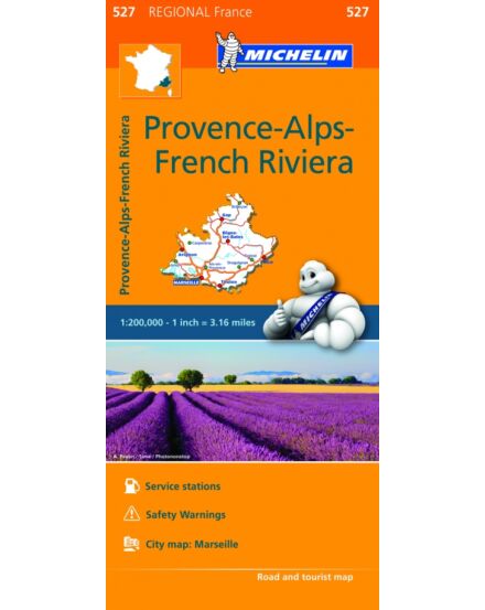 Cartographia  - Provence-i Alpok, Francia Riviéra régiótérkép (527)