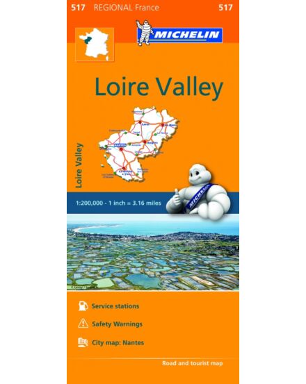 Cartographia Loire-vidék régiótérkép (517) 9782067209763