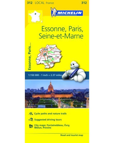 Cartographia Essonne, Párizs, Seine-et-Marne térkép 9782067210127