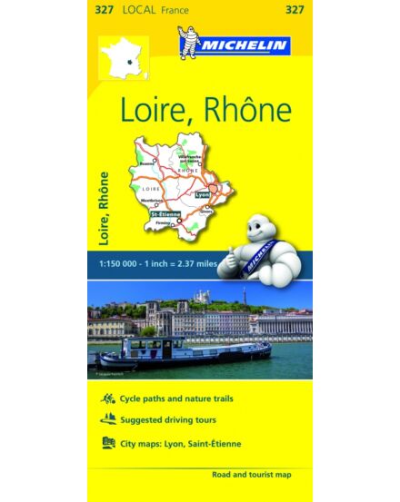 Cartographia Loire/Rhone-vidék térkép - Michelin 327 9782067210431