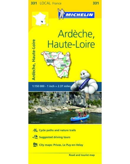 Cartographia Ardeche, Haute-Loire térkép 9782067210516