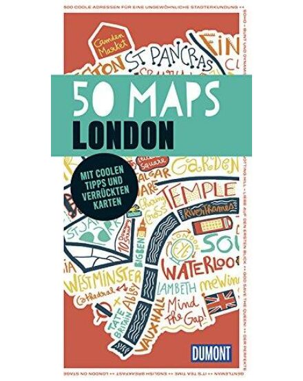 Cartographia 50 Maps London illusztrált útikönyv (német) (Outlet) 9783770188611