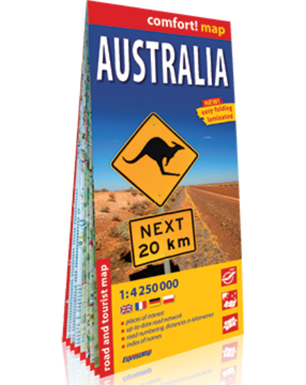 Cartographia-Ausztrália Comfort térkép - Expressmap-9788381907958