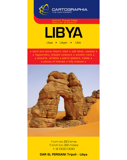 Cartographia Líbia térkép 9789633524923