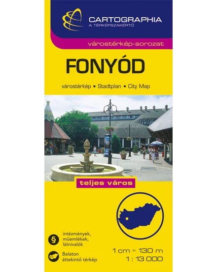 Cartographia Fonyód várostérkép 9789633526019