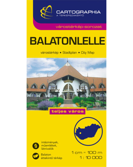 Cartographia Balatonlelle várostérkép 9789633526026