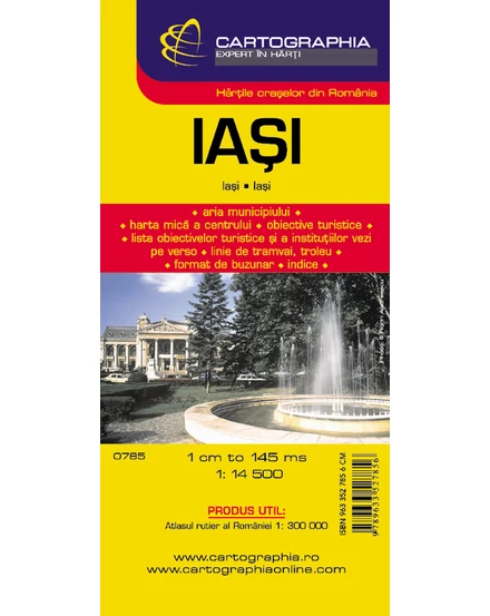 Cartographia Iasi várostérkép 9789633527856