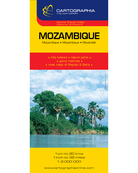 Cartographia Mozambik, Szváziföld térkép 9789633529287