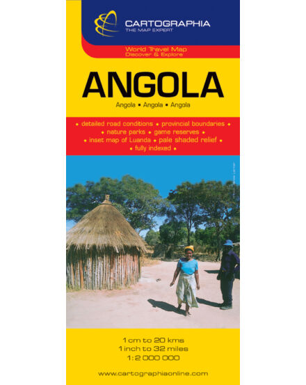 Cartographia Angola térkép 9789633529355