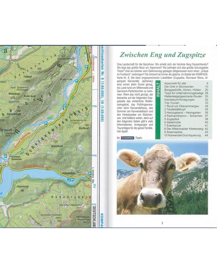 K 6 Alpenwelt Karwendel, Mittenwald, Garmisch-Partenkirchen turistatérkép